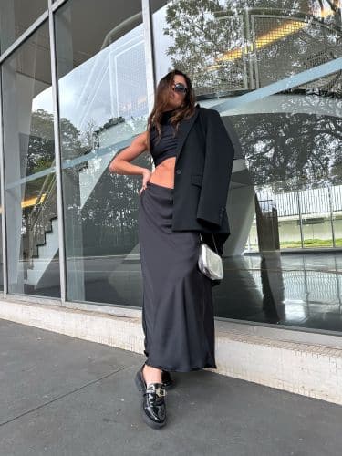 Saia longa cetim - Imagem 3