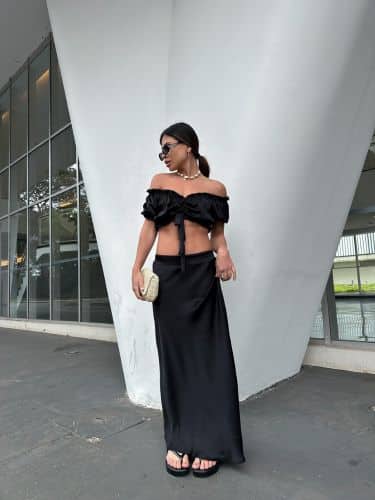 Saia longa cetim - Imagem 2