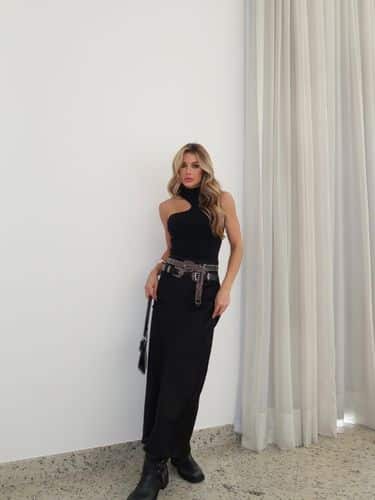 Saia longa cetim - Imagem 4