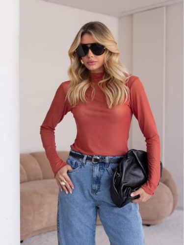Blusa cacharel em tule - Imagem 17